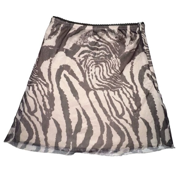 Princess Polly Zebra Print Mini Skirt - Picture 1 of 5